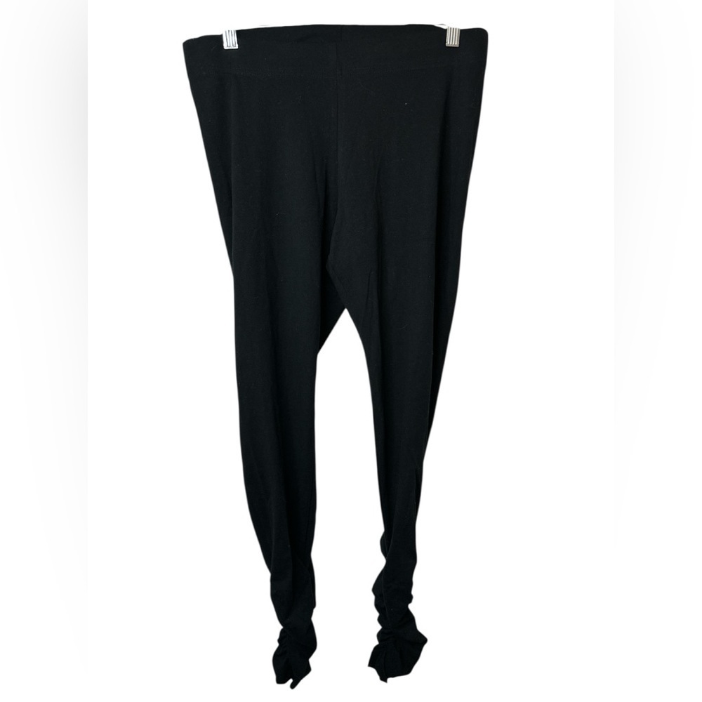 Old Navy Ruched Ankle Black Leggings Large